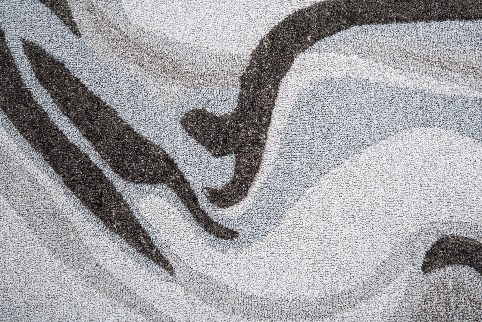 Ivory & Beige Linear Stripe Wool Wall Art 6