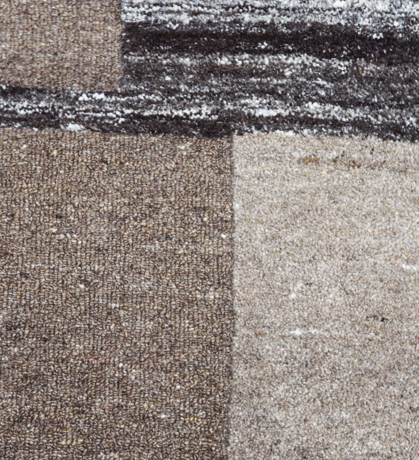Taupe & Charcoal Abstract Arch Wool Wall Art 8