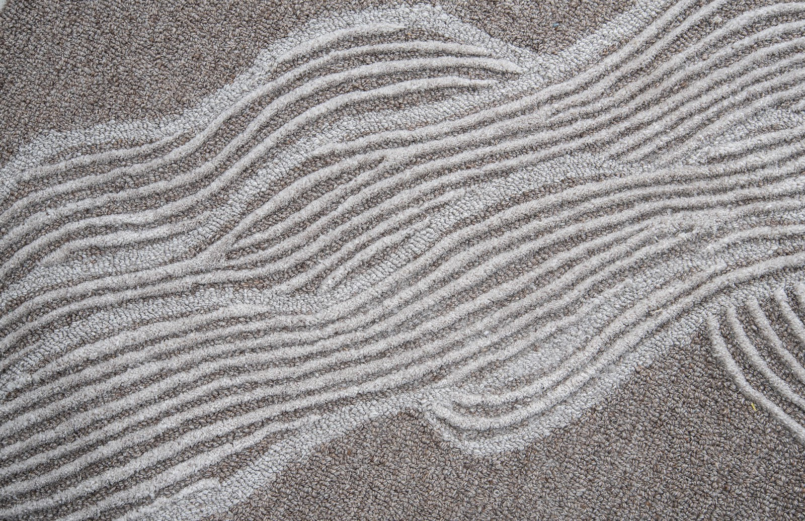 Ivory & Grey Abstract Branch Wool Wall Art 8