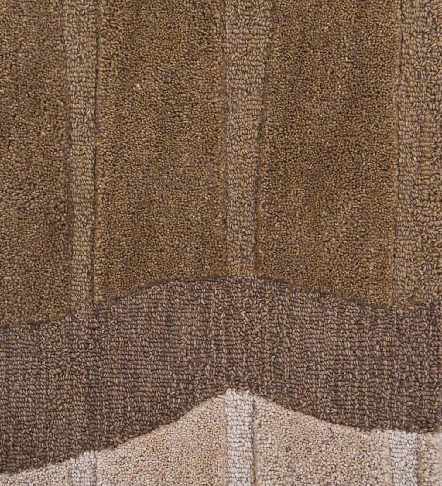 Brown & Tan Wave Stripe Wool Wall Art (2-Panel Set) 8