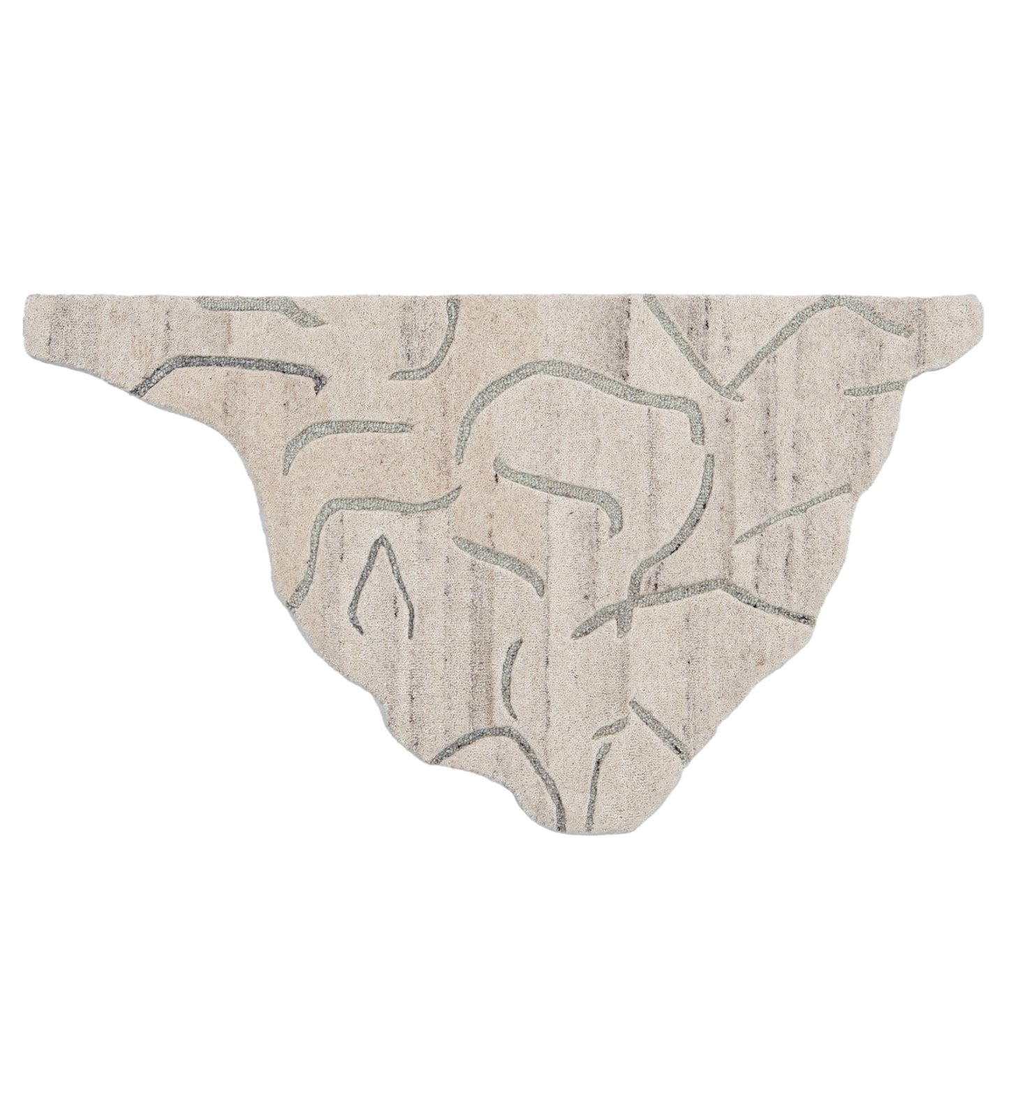Ivory & Grey Abstract Branch Wool Wall Art 9