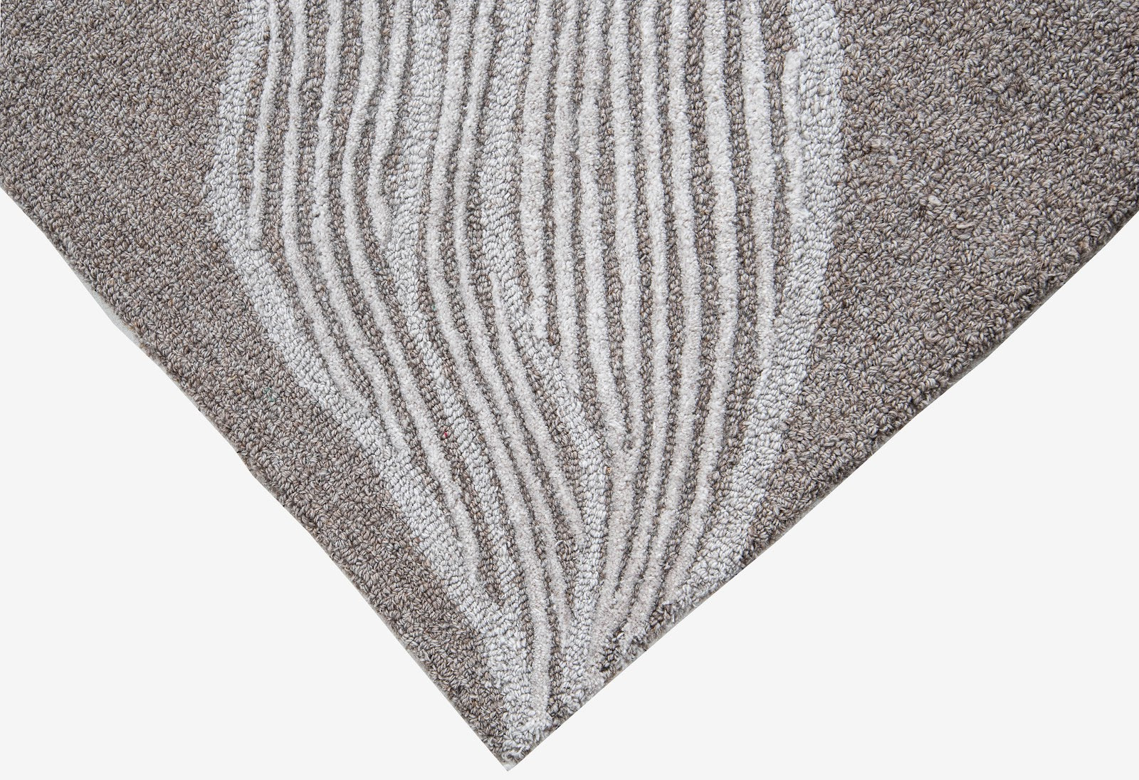 Ivory & Grey Abstract Branch Wool Wall Art 9